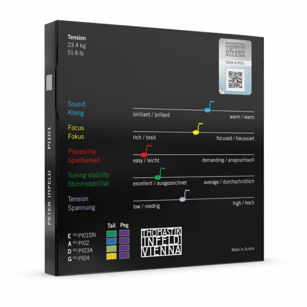 Cordas Thomastik Peter Infeld PI101 Violino 4/4