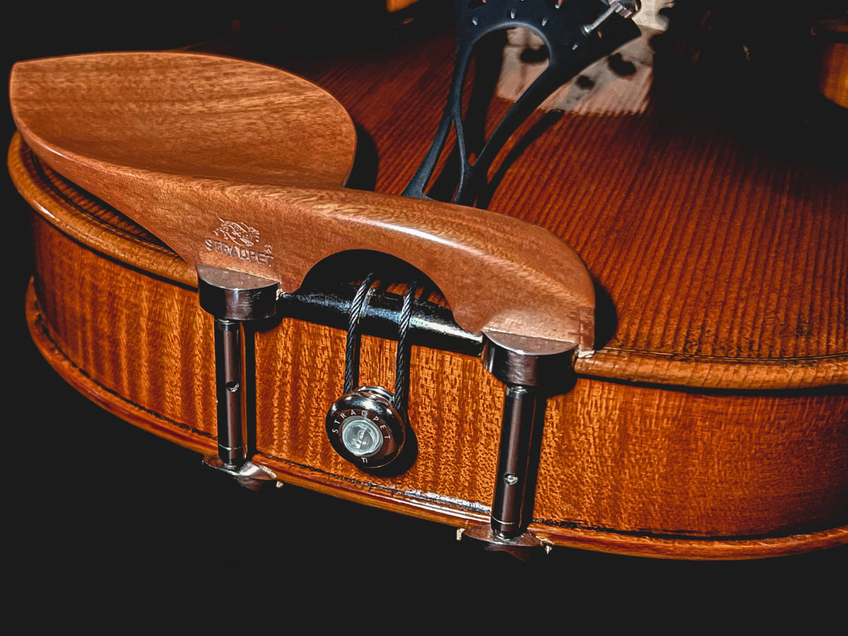 Botão de Titânio Stradpet para Violino e Viola tipo Hollow Cinza