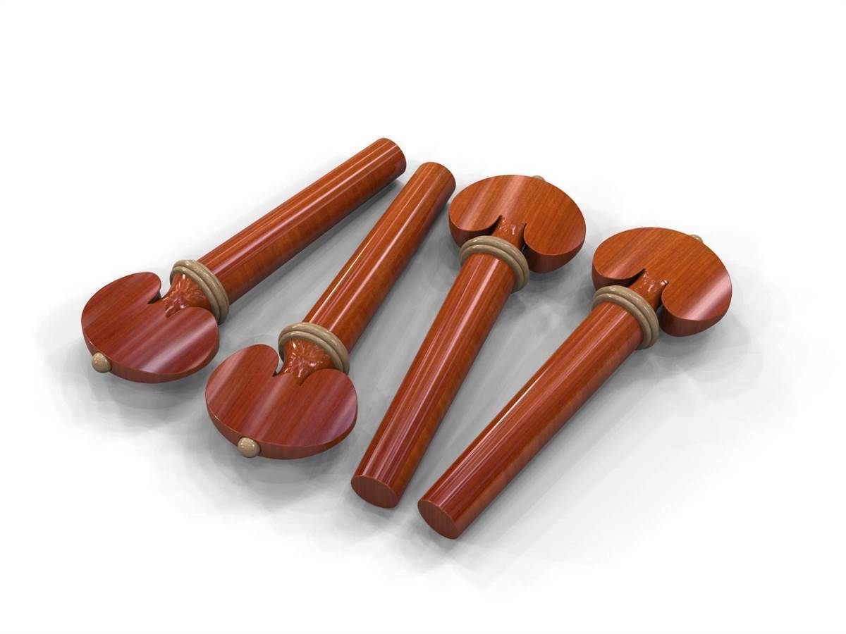 Cravelhas para Violino Bogaro & Clemente Heart (jogo com 4 + botão)