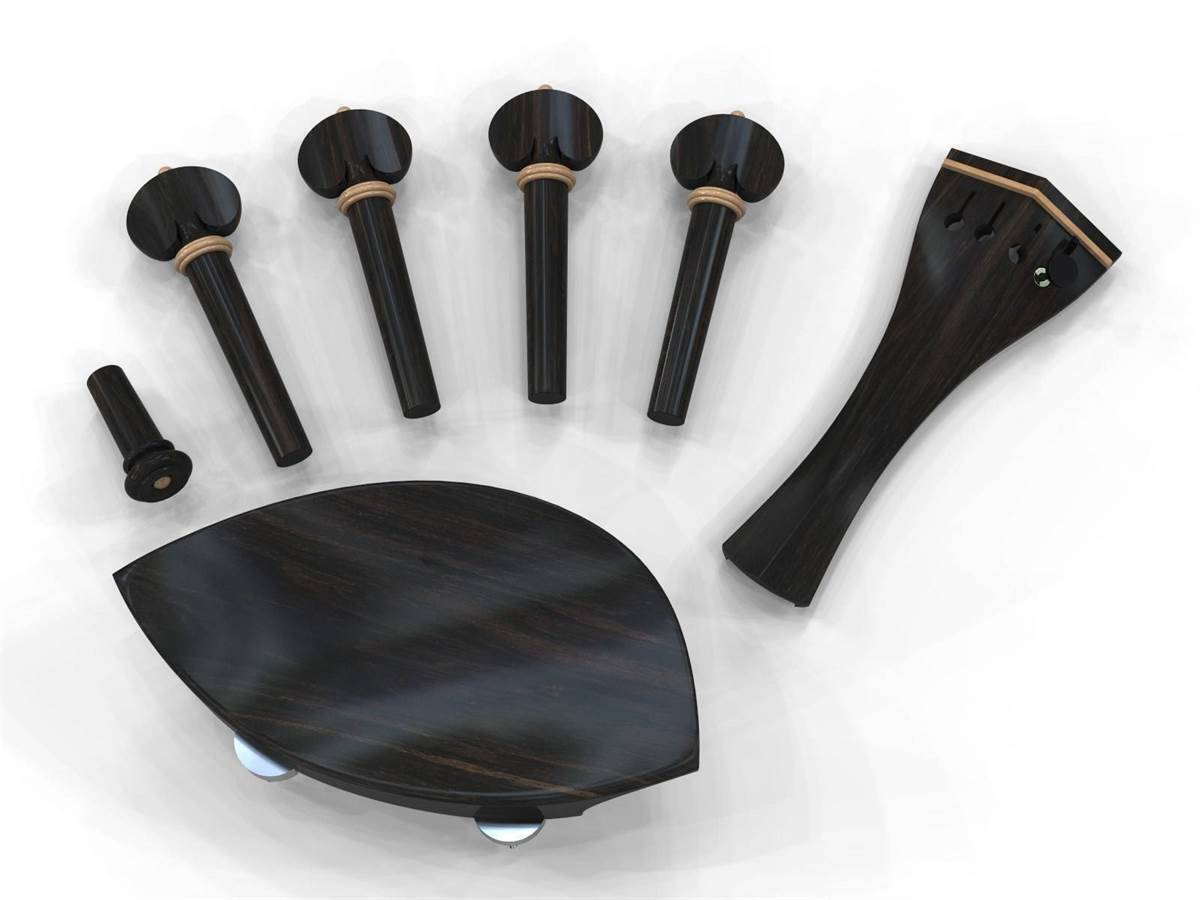 Kit de Montagem para Violino Bogaro & Clemente African Blackwood (Inglês / B&C / Heart)